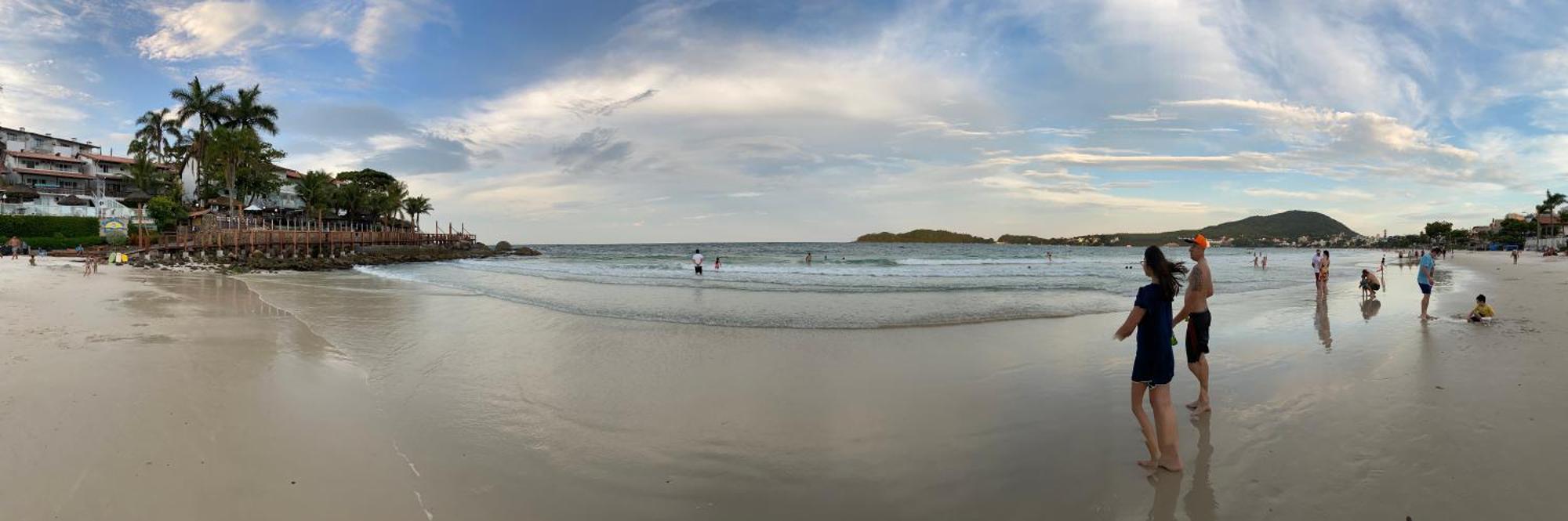 בומבינאס Apto Vista Mar -250Mts Da Praia מראה חיצוני תמונה